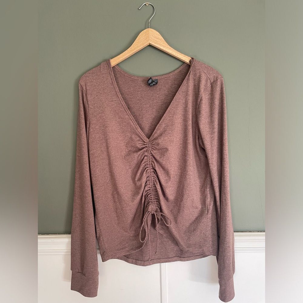 zobha 3XL cinch long sleeve top